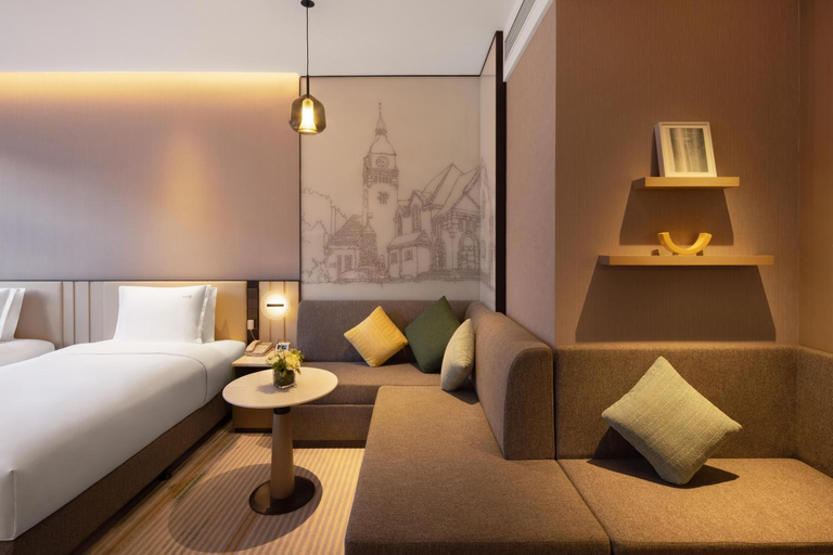 Bedroom, Holiday Inn Hotel And Suites Qingdao Jinshui By IHG, Qingdao