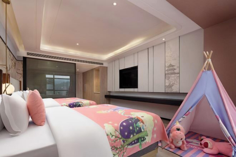 Bedroom 3, EZZI.HOTEL(Liuyang River Scenic Bridge Branch), Changsha