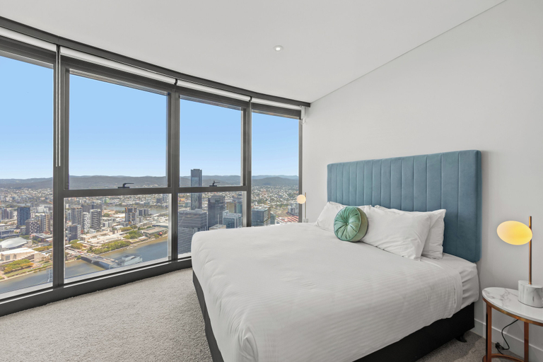 Bedroom 3, CLLIX Brisbane Skytower Apartments, Brisbane