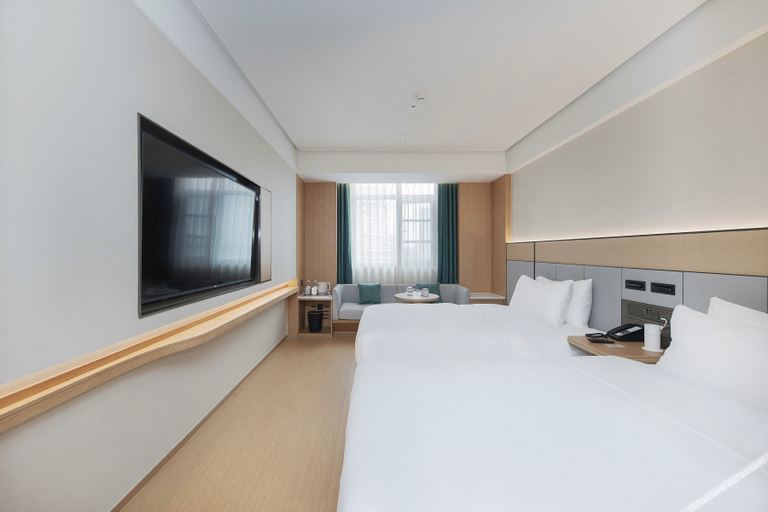 Bedroom 2, Ji Hotel Wuhan Jiedaokou, Wuhan