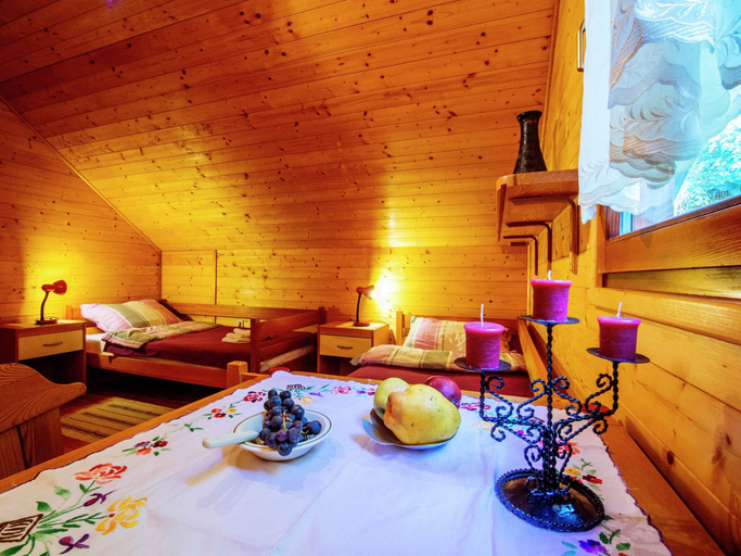 Bedroom 3, Serene Holiday Home in Dolus With Private Garden, Brod Moravice
