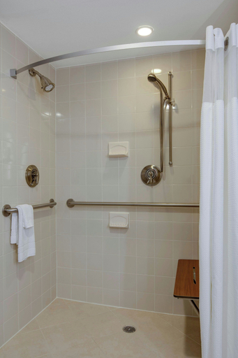 Bathroom 5, Courtyard by Marriott Boston Logan Airport, Boston
