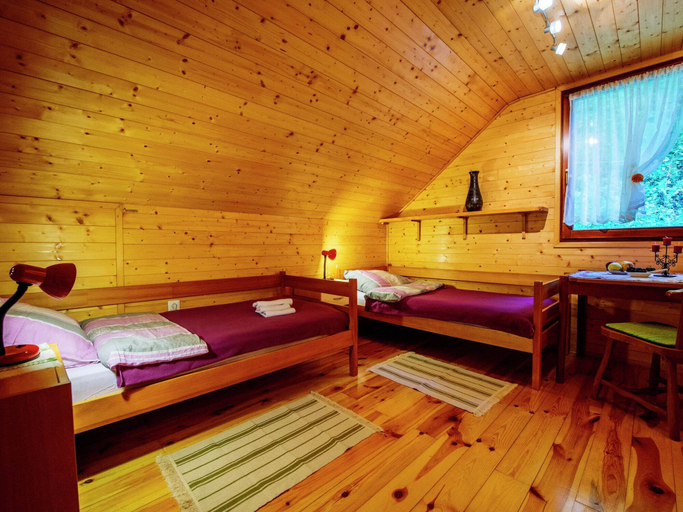 Bedroom 4, Serene Holiday Home in Dolus With Private Garden, Brod Moravice