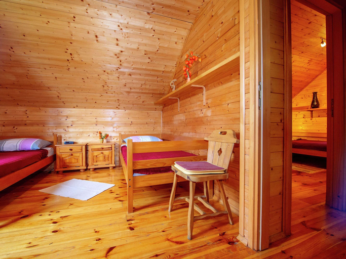 Bedroom 5, Serene Holiday Home in Dolus With Private Garden, Brod Moravice
