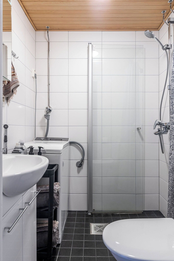 Bathroom 4, Bright & Cozy, Renovated Studio in the Center, Päijänne Tavastia