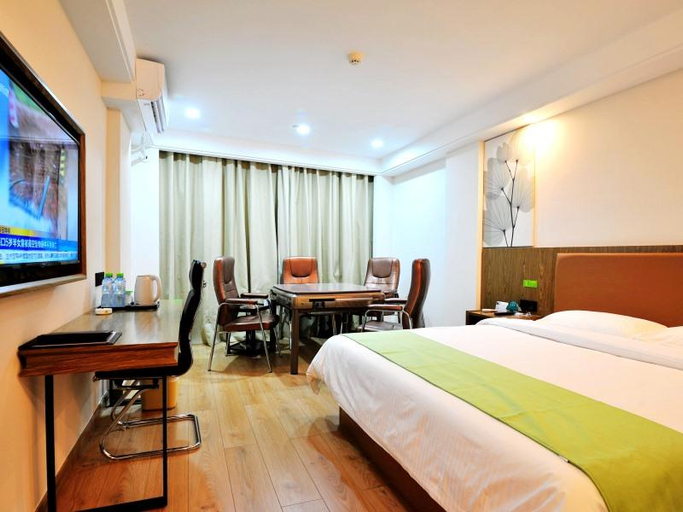 Bedroom 3, GreenTree Inn Haikou City Wuzhishan Road, Haikou