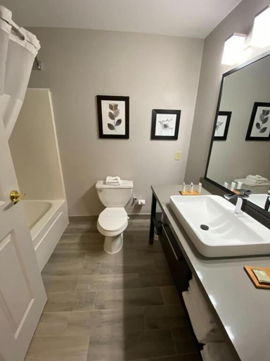 Bathroom 4, Country Inn & Suites by Radisson, Champaign North, IL, Champaign