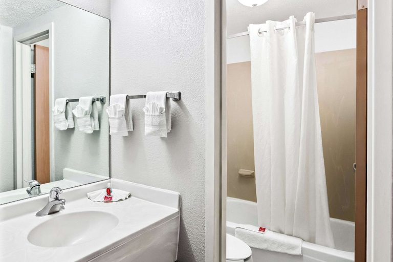 Bathroom 4, Econo Lodge Willowbrook, Dupage