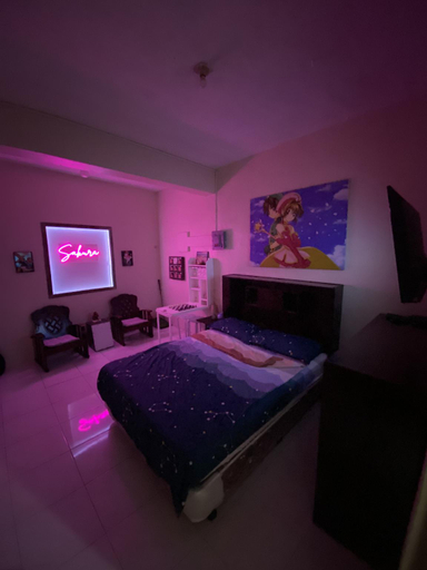 Bedroom 1, Sakura Staycation Netflix, Game room and Videoke, Valenzuela