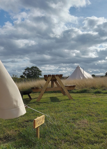 Property grounds 4, 5m xl Bell Tent With log Burner, Near Whitby, Redcar and Cleveland