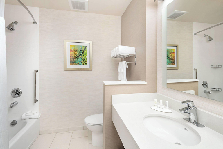 Bathroom 4, Fairfield Inn & Suites by Marriott North Bergen, North Bergen