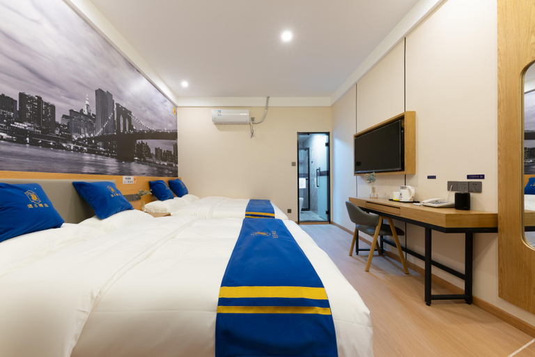 Bedroom 2, Super 8 Select Hotel (Jiaomen East Store, Beijing South Railway Station), Beijing