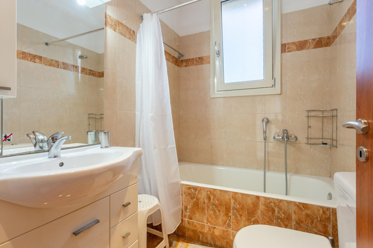 Bathroom 4, Villa Mary Large Private Pool Walk to Beach Sea Views A C Wifi - 1975, Crete