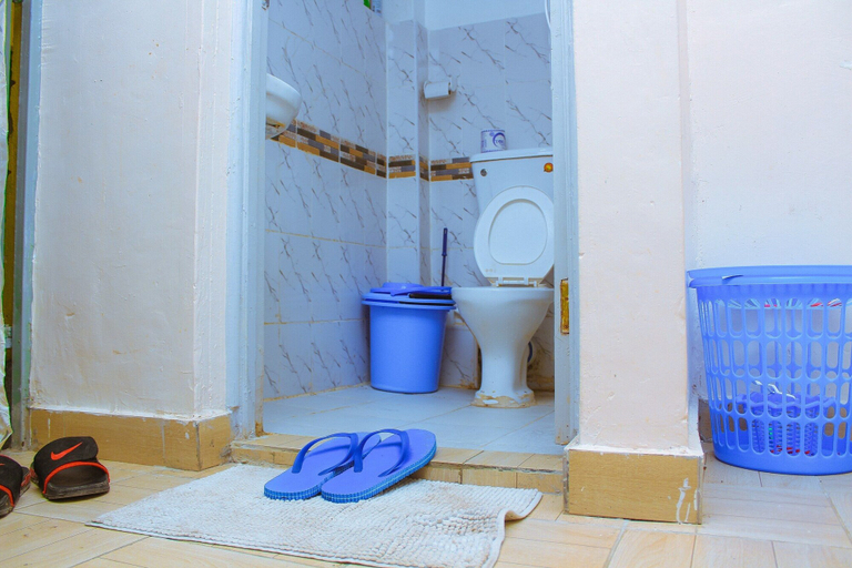 Bathroom, Airport Transit Studio Apartments, Embakasi East