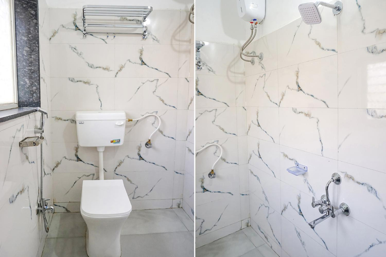 Bathroom 4, FabHotel White House Inn - EON IT Park, Pune