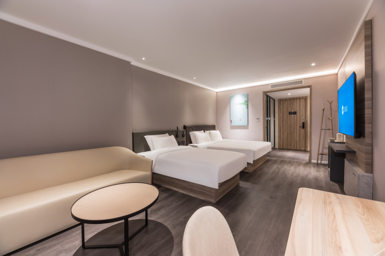 Bedroom 2, Hanting Hotel Taixing Gulou Square, Taizhou
