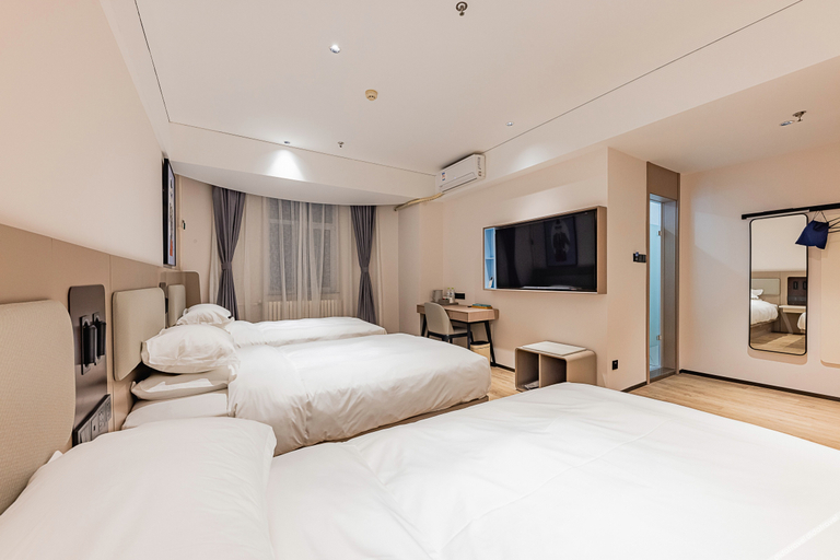 Bedroom 2, グレースイン(Grace Inn)ホテル(), Jinan