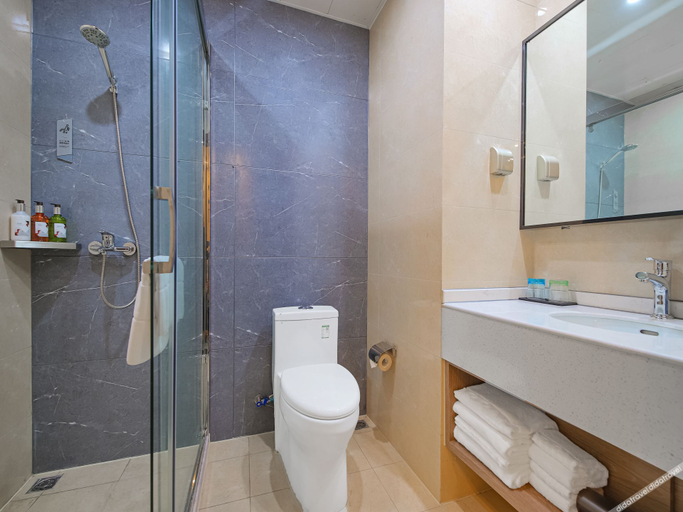 Bathroom 3, Borrman Hotel Yangzhou University Jiangyang Middle Road, Yangzhou