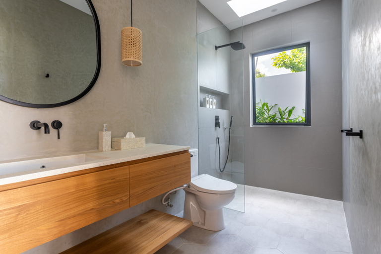Bathroom 4, Villa Lapis 2 by Villa Finder, Badung