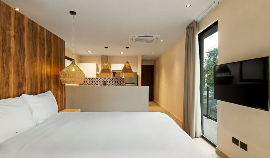 Bedroom 5, Ocean Breeze Loft Steps Away From Hotel Zone, Cozumel