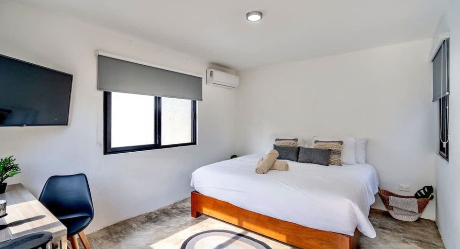Bedroom 3, Private Room Roof Garden w Nice Pool BBQ, Cozumel