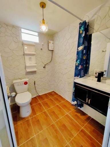 Bathroom 4, Trang Oasis Waterpark Hotel, Palian