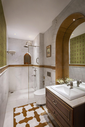 Bathroom 4, Welcomheritage Haveli Dharampura, Delhi