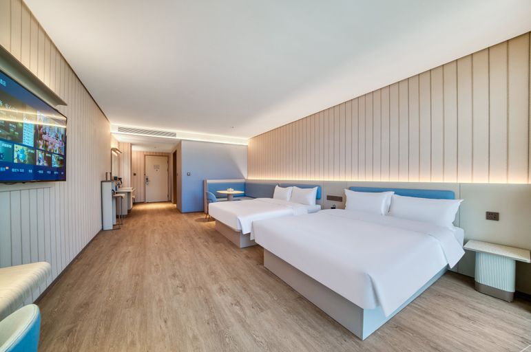 Bedroom 3, Hanting Hotel Shaoxing Qianqing Qianmei Subway Station, Shaoxing