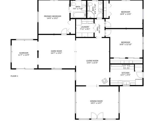 Room 3, Sunset Grove Two Beautiful Homes w Private Pool, San Bernardino