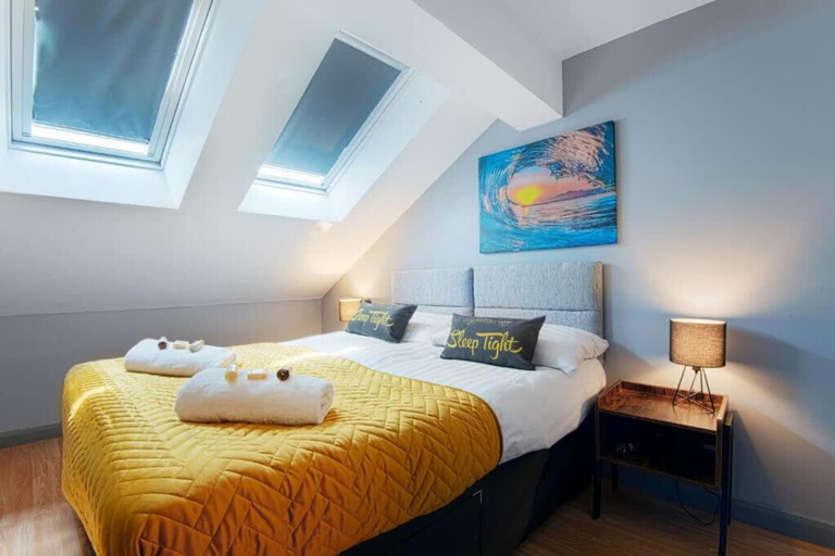 Bedroom 3, The Penthouse Gathering Wrexham Town Centre, Wrexham