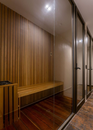 Room 2, 1 Br w Park Views in Condo w Gym Sauna Steam, Cozumel
