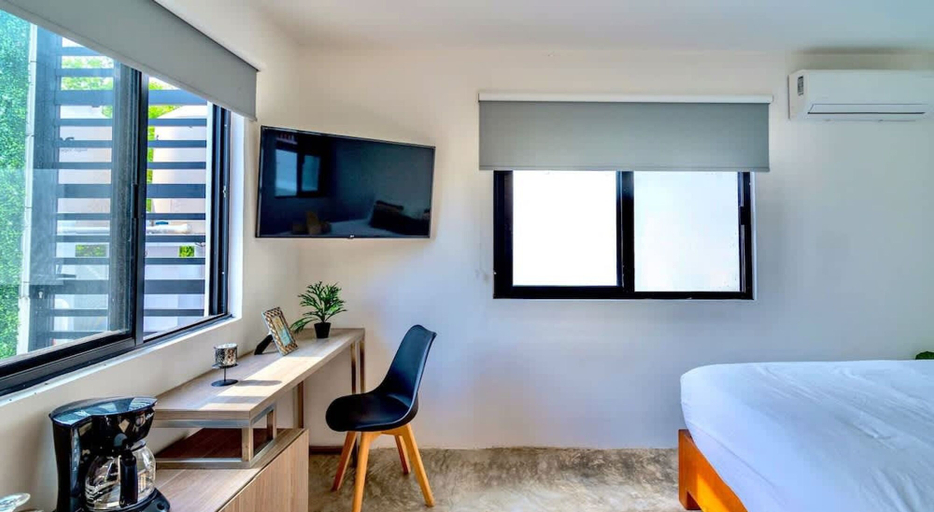 Bedroom 2, Private Room Roof Garden w Nice Pool BBQ, Cozumel