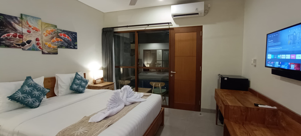 Kubunaku Sanur Bali Room Type - Deluxe Double Pool View