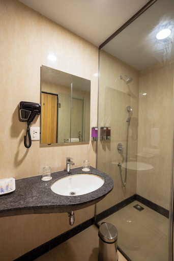 Bathroom 3, Hotel Tip Top International, Pune