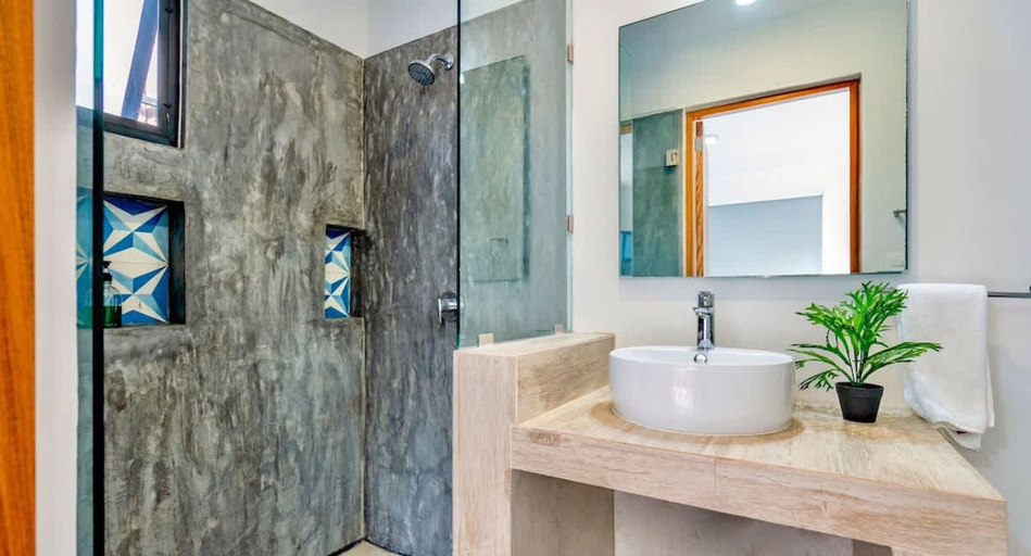 Bathroom, Private Room Roof Garden w Nice Pool BBQ, Cozumel