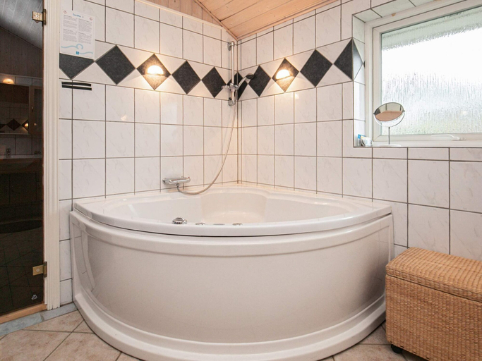 Bathroom 3, 5 Star Holiday Home in Vinderup, Holstebro