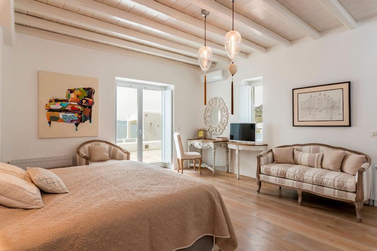 Bedroom 5, Zeal Villa Mykonos in Agios Ioannis Diakoftis, South Aegean