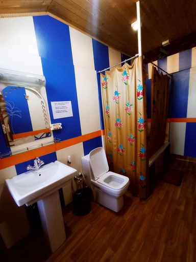 Bathroom, Merry Dawn houseboat, Srinagar