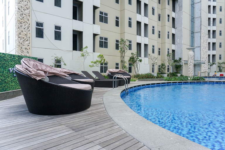 Exterior & Views, Warm And Comfy 2Br Apartment At Vittoria Residence, Cikarang