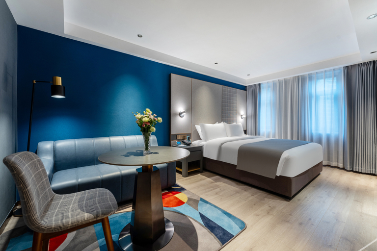 Bedroom 2, LANOU Hotel Shenzhen Luohu Ruipeng Building, New Territories