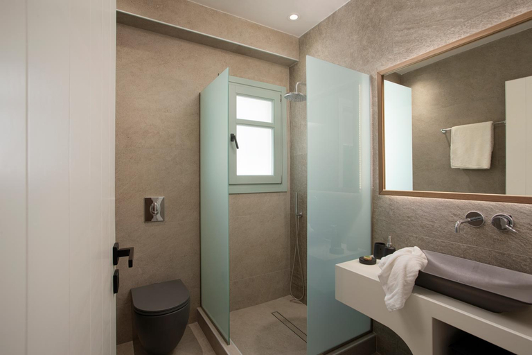 Bathroom 2, New Villa Katerina - 6 Villas & 6 Private Jacuzzi, South Aegean