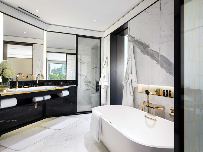 Bathroom 5, The Murray, Hong Kong, a Niccolo Hotel, Hong Kong Island