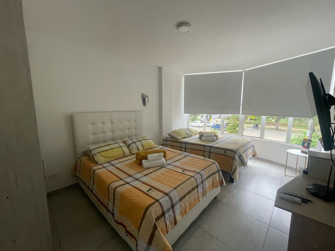 Bedroom 2, Ingenio Park 83 - Apartaestudios, Santiago de Cali