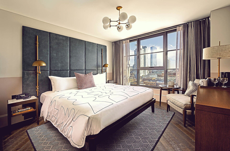 Bedroom 3, The Hoxton, Chicago, Cook