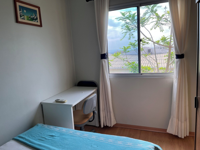 Bedroom 3, Quarto Privativo com Suite e Ar, Brasília