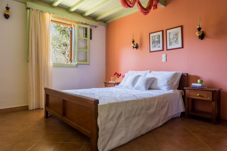 Bedroom 4, Neptune Private Pool Walk to Beach A C Wifi - 2831, Thessaly