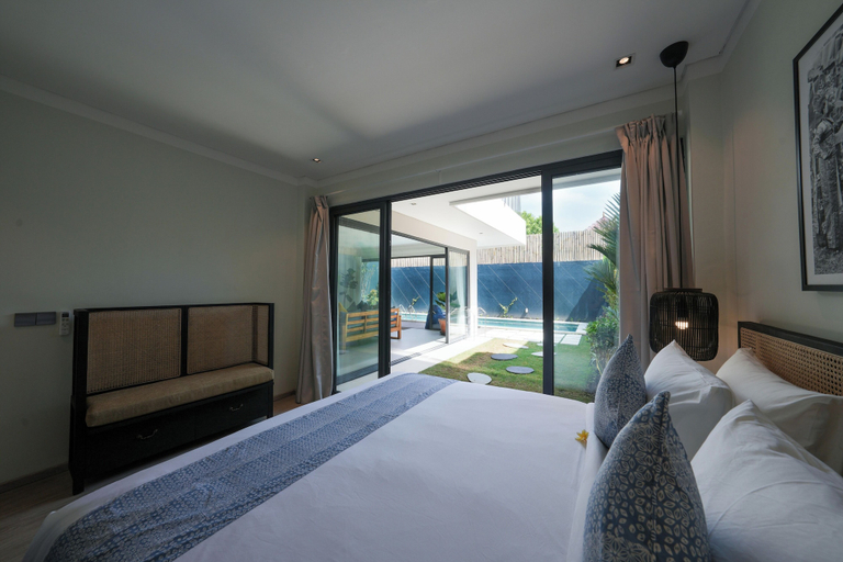 Bedroom 3, Twin Villas Drupadi 8Br Seminyak, Badung