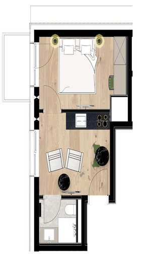 Floor plan, Apartment in Kirchberg Near Ski Lift, Kitzbühel