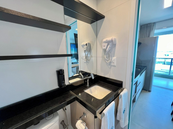 Bathroom, RN Studio Apto 1020-Mandi Hospitalidade, Maceió (capital)