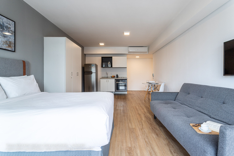 Bedroom 4, Setin Downtown Genebra by Viva - Apartamentos completos na Bela Vista com piscina, São Paulo
